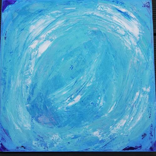 Blue Sky Maleri 40 x 40 cm