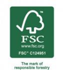 Træet er FSCTM-certificeret vandafvisende grantræ, som er dyrket i bæredygtige europæiske skove.